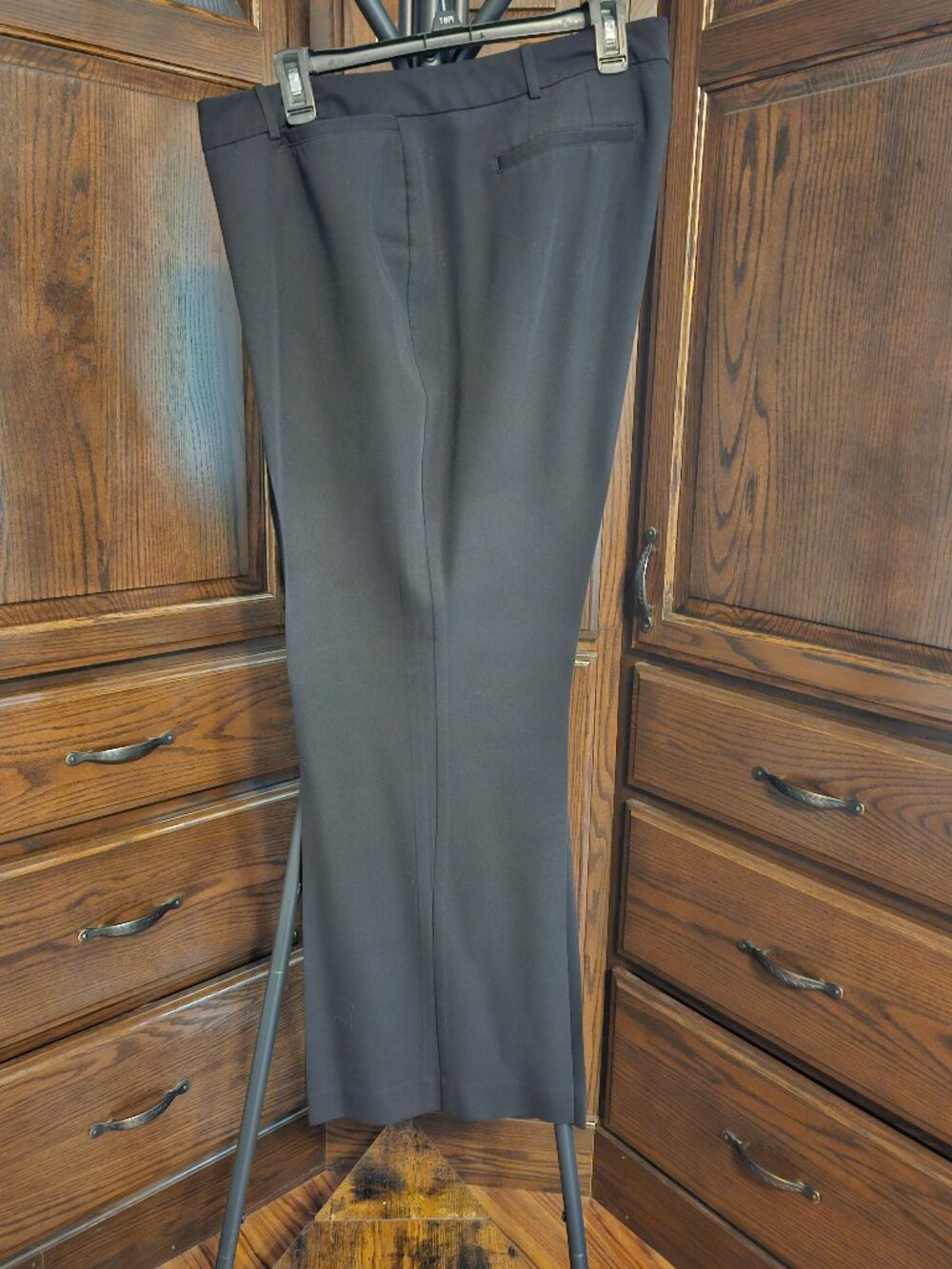 Worthington Curvy Fit Black Dress Pants Size 18S Short
